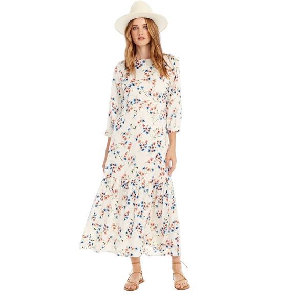 Saltwater Luxe Lottie Floral Boho Maxi Dress Size Medium - Picture 1 of 9